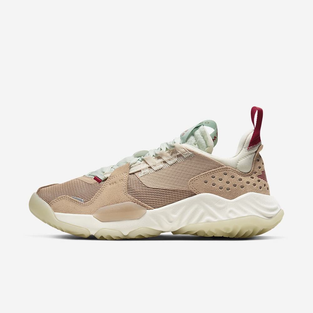 Sneakers Nike Jordan Delta Kaki 5143-627 Vachetta Tan/Light Cream/Gym Red/Sail Femme | AHR-09333125